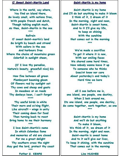 songs of Saint-Martin