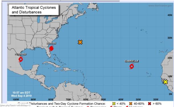 tropical weather, sept 4th